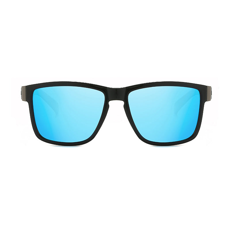 DUBERY D518 Polarised Sunglasses - Black & Blue