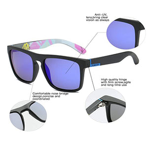 DUBERY D731 Polarised Sunglasses - Purple