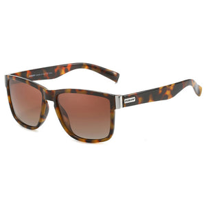 DUBERY D518 Polarised Sunglasses - Wayfarer Leopard