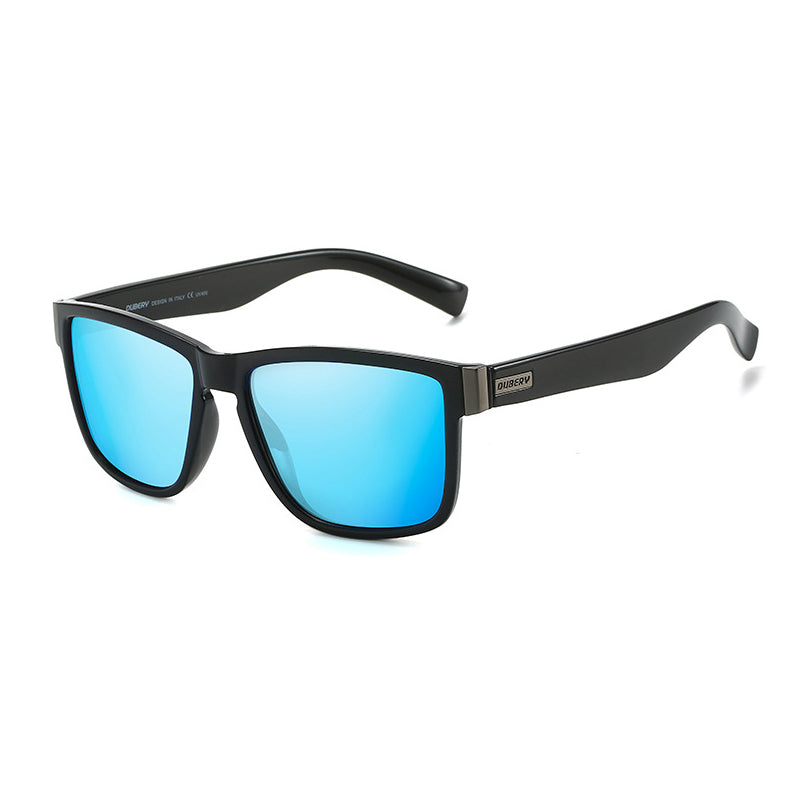 DUBERY D518 Polarised Sunglasses - Black & Blue