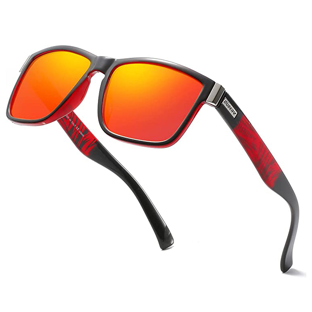DUBERY D518 Polarised Sunglasses - Red