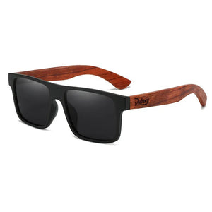 DUBERY D833 Polarised Sunglasses Wood - Black