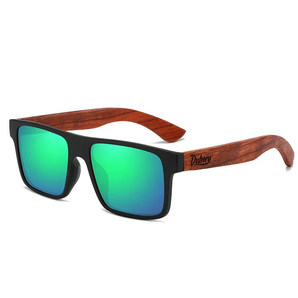 DUBERY D833 Polarised Sunglasses Wood - Green