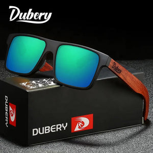 DUBERY D833 Polarised Sunglasses Wood - Green