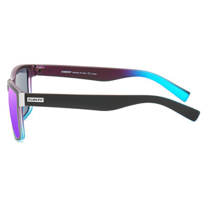 DUBERY D518 Polarised Sunglasses - Matt Black & Light Purple