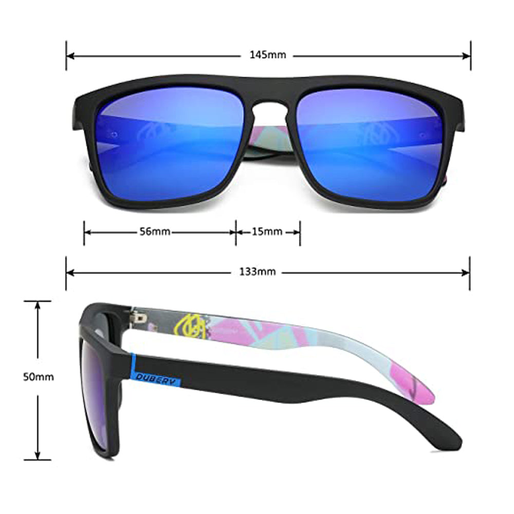 DUBERY D731 Polarised Sunglasses - Purple