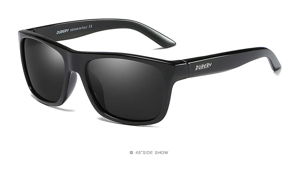 DUBERY D182 Polarised Sunglasses - Bright Black - MANBASE