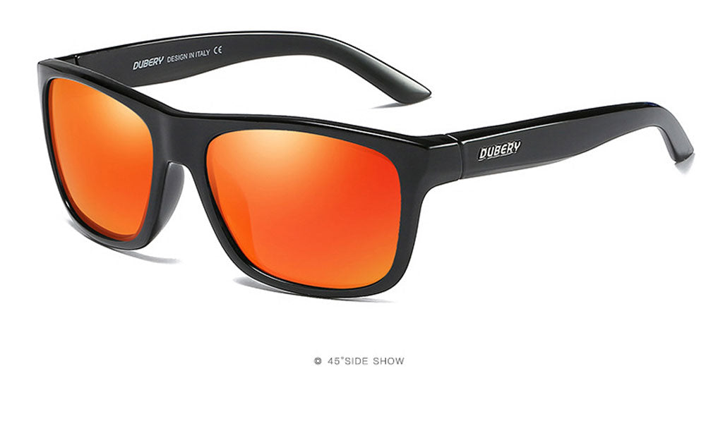 DUBERY D182 Polarised Sunglasses - Orange - MANBASE