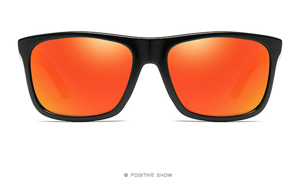 DUBERY D182 Polarised Sunglasses - Orange - MANBASE