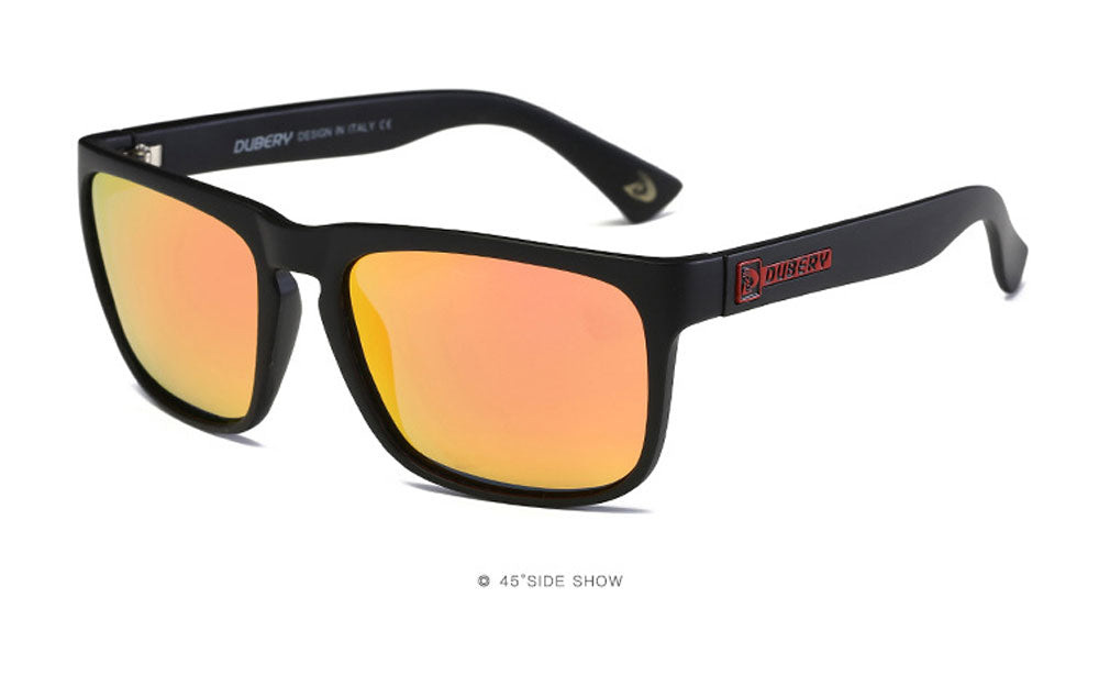 DUBERY D730 Polarised Sunglasses - Red - MANBASE