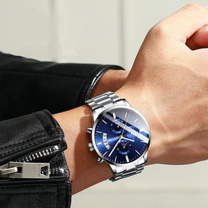 Belushi Chronograph SYL094 Steel Sport - Blue Face