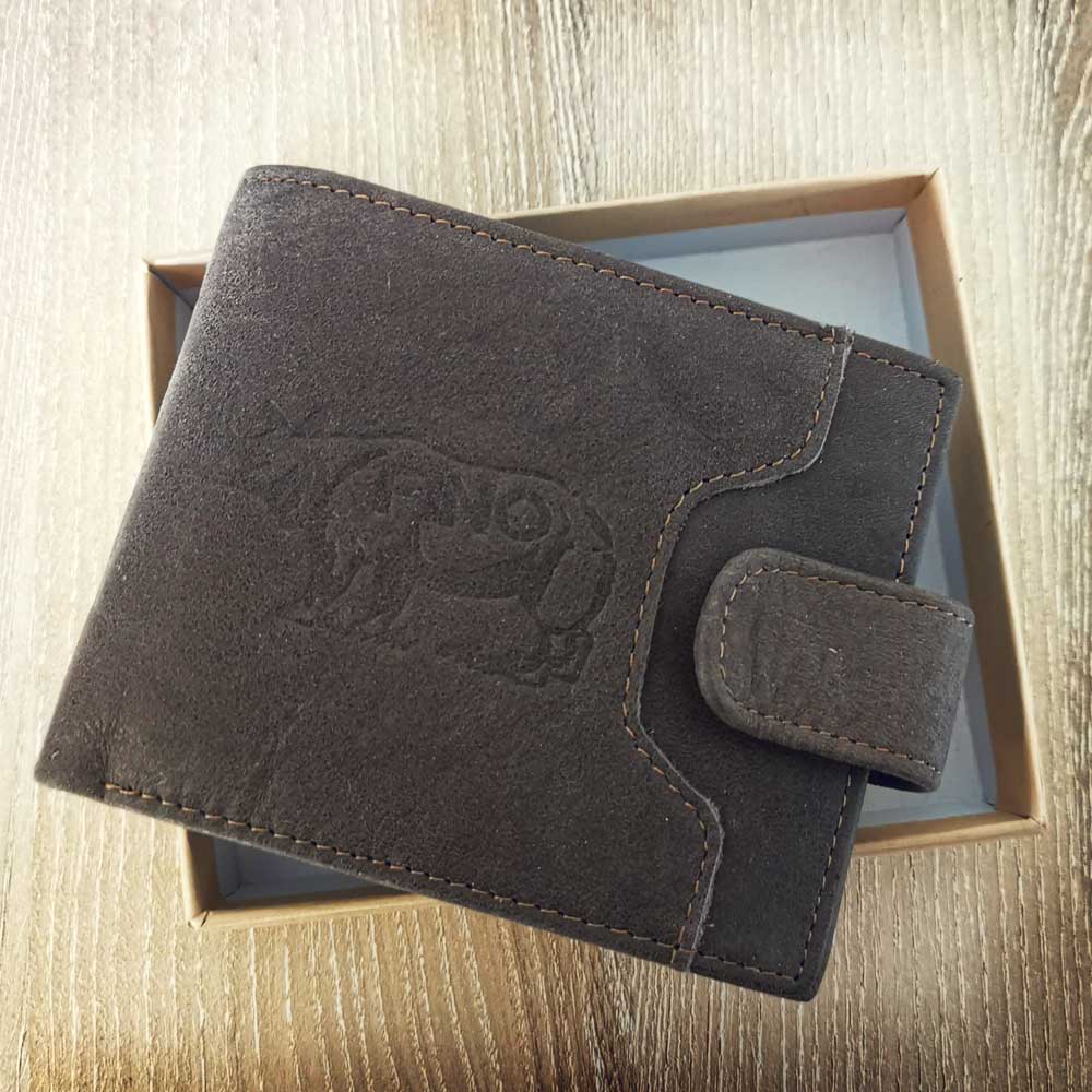 Fino Rhino Brown Genuine Leather Wallet