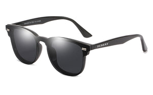 DUBERY D3002 Unisex Style Sunglasses - Black (non polarized)