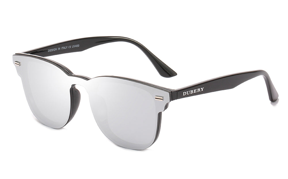DUBERY D3002 Unisex Style Sunglasses - Chrome (non polarized)