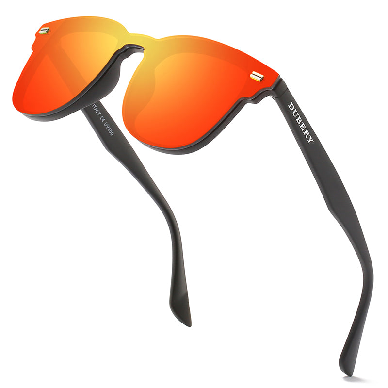 DUBERY D3002 Unisex Style Sunglasses - Orange (non polarized)