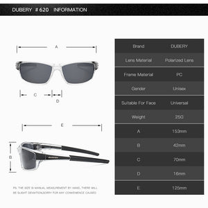 DUBERY D620 Polarised Sunglasses - Blue - MANBASE