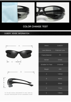 DUBERY D458 Polarised Sunglasses - Photochromic