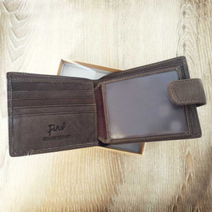 Fino Rhino Brown Genuine Leather Wallet