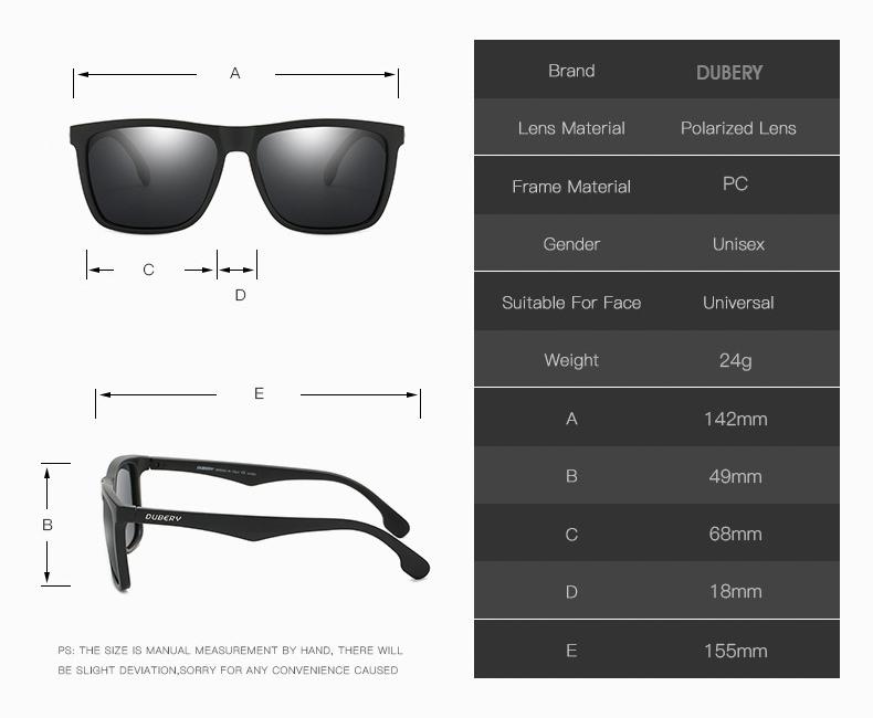 DUBERY D150 Polarised Sunglasses - Blue & White