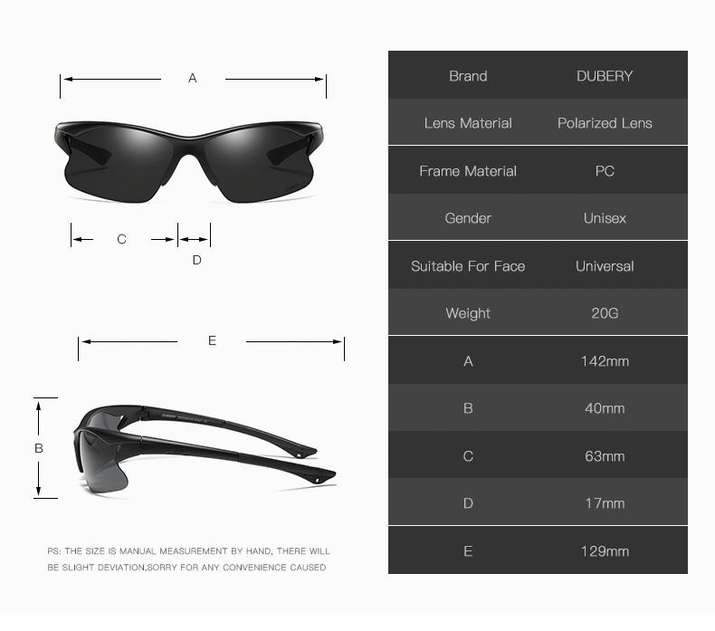 DUBERY D458 Polarised Sunglasses - Green